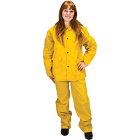 V&ecirc;tements imperm&eacute;ables RZ100, Polyester/PVC, Petit, Jaune NTL Industrial