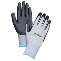 Gants l&eacute;gers enduits et respirants, 10/T-Grand, R&ecirc;vetement Mousse de nitrile, Calibre 13, Enveloppe en Polyester NTL Industrial