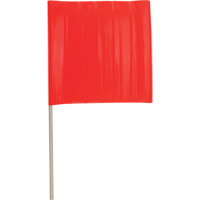 Traffic Safety Flags, Vinyl, With Handle SC143 | NTL Industrial
