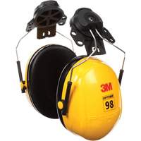 Serres-t&ecirc;tes de s&eacute;rie Peltor Optime 98, Fixation pour casque, 23 NRR dB NTL Industrial