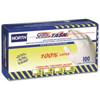 Sensi-Task Disposable Gloves, Large, Latex, 5-mil, Powder-Free, White NTL Industrial