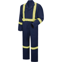 Combinaisons &agrave; visibilit&eacute; sup&eacute;rieure, Hommes, Bleu marine, Taille 38 NTL Industrial