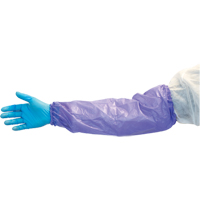Lightweight Sleeves, 18" long, Vinyl, Blue NTL Industrial