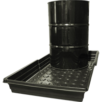 Planchers pour barils, 30,5" lo x 57" la x 6" h, Cap. de d&eacute;versement 33 gal. US NTL Industrial