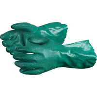 Gants Chemstop avec prise en poudre de c&eacute;ramique, Taille Moyen/8, 12" lo, Nitrile, Doublure en Jersey de coton, 40-mil NTL Industrial