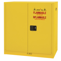 Armoire pour produits inflammables, 24 gal., 2 Porte(s), 43" La x 44" h x 12" p NTL Industrial