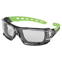 Z2500 Series Safety Glasses with Foam Gasket, Clear Lens, Anti-Scratch, ANSI Z87+/Meets/Exceeds CSA Z94.3 NTL Industrial