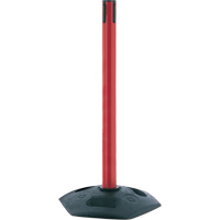 Single Line Heavy Duty Receiver Post, 38" High, Red SDN971 | NTL Industrial