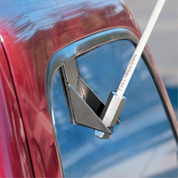 Safety Whip&reg; Light-Duty Whips, Window Mount, 5' High, Orange NTL Industrial