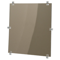 Flat Mirror, 18" H x 30" W, Unframed SGT377 | NTL Industrial