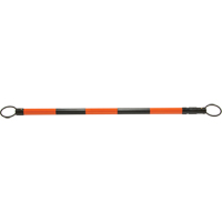 Retractable Cone Bar, 7' 5" Extended Length, Black/Orange SDP614 | NTL Industrial