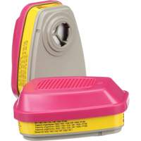 Cartouches pour respirateur s&eacute;rie 6000, Cartouche gaz/vapeur, Vapeurs organiques/Gaz acides/P100 NTL Industrial