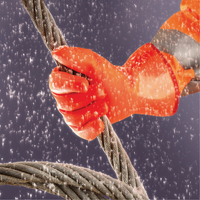 Gants Polar Grip 23-700, 9/Grand, R&ecirc;vetement PVC, Enveloppe en Nylon NTL Industrial