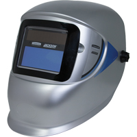 WH40 Variable ADF Welding Helmet, 3.77" L x 1.65" W View Area, 9 - 13 Shade Range, Silver NTL Industrial