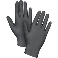 Medical Grade Disposable Gloves, Small, Nitrile, 6-mil, Powder-Free, Black, Class 2 NTL Industrial