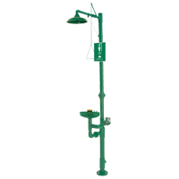 Combination Emergency Shower & Eye/Face Wash Station, Pedestal NTL Industrial