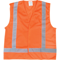 Veste de s&eacute;curit&eacute; pour la circulation, Orange haute visibilit&eacute;, T-Grand, Polyester NTL Industrial