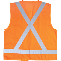 Veste de s&eacute;curit&eacute; pour la circulation, Orange haute visibilit&eacute;, T-Grand, Polyester NTL Industrial