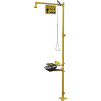 Halo Combination Emergency Shower & Eyewash Station NTL Industrial