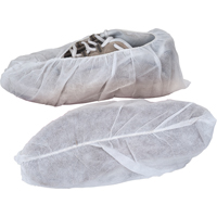 Shoe Covers, X-Large, Polypropylene, White NTL Industrial