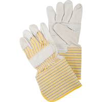 Patch Palm Fitters Gloves, Large, Grain Cowhide Palm, Cotton Inner Lining SEC594 | NTL Industrial