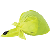 Chill-Its&reg; 6710CT Cooling Triangle Hats, High Visibility Lime-Yellow NTL Industrial