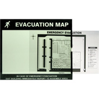 Evacuation Map Holder Clear Insert NTL Industrial