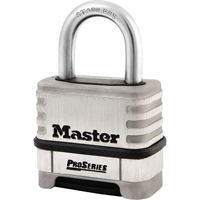 Cadenas &agrave; combinaison ProSeries, Argent, Acier inoxydable, Largeur de 2-1/4" NTL Industrial