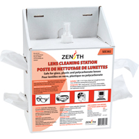 Disposable Lens Cleaning Station, Cardboard, 8" L x 5" D x 12-1/2" H SEE382 | NTL Industrial