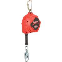Rebel Self Retracting Lifeline, 33', Galvanized Steel, Swivel NTL Industrial