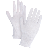 Lightweight Inspection Gloves, Poly/Cotton, Unhemmed Cuff, Men's SEE784 | NTL Industrial