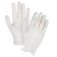 Mediumweight Inspection Gloves, Poly/Cotton, Hemmed Cuff, Men's SEE786 | NTL Industrial