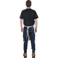 Apron, Cotton, 36" L x 29" W, Natural NTL Industrial