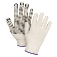 Gants tricot&eacute;s de poids lourd, Poly/coton, Un c&ocirc;t&eacute;, Calibre 7, T-petit NTL Industrial
