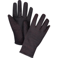 Gants de jersey, Grand, Brun, Molleton rouge, &agrave; enfiler NTL Industrial