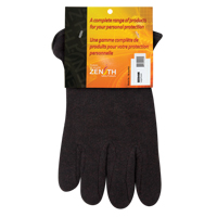 Gants de jersey, Grand, Brun, Molleton rouge, &agrave; enfiler NTL Industrial