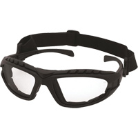 Dustdevil Black Frame Safety Glasses, Clear Lens, Anti-Fog/Anti-Scratch, ANSI Z87+/Meets/Exceeds CSA Z94.3 NTL Industrial
