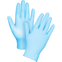 Tactile Medical-Grade Disposable Gloves, Large, Nitrile/Vinyl, 4.5-mil, Powder-Free, Blue, Class 2 NTL Industrial