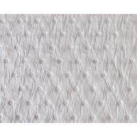 Feuilles absorbantes en fibres fines de premi&egrave;re qualit&eacute;, Huile seulement, 15" x 17", 25 gal. d'absorption NTL Industrial