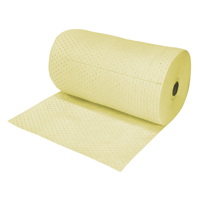 Rouleaux absorbants en fibres fines de premi&egrave;re qualit&eacute;, Lourd, 150' lo x 15" la, Absorption 50 gal. NTL Industrial