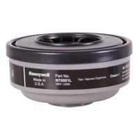 North&reg; N Series Respirator Cartridges, Gas/Vapour Cartridge, Organic Vapour NTL Industrial