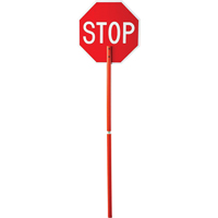 Traffic Control Sign Plastic Handle NTL Industrial