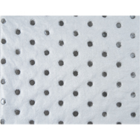 Feuilles absorbantes en fibres fines de calibre industriel, Huile seulement, 15" x 17", 40 gal. d'absorption NTL Industrial