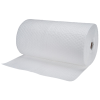 Rouleaux absorbants en fibres fines de calibre industriel, Lourd, 150' lo x 30" la, Absorption 70 gal. NTL Industrial