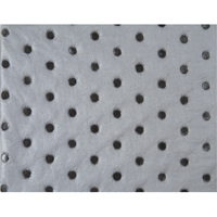 Feuilles absorbantes en fibres fines de calibre industriel, Universel, 15" x 17", 40 gal. d'absorption NTL Industrial