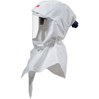 Cagoule de peintre Versaflo compl&egrave;te avec coiffe de premi&egrave;re qualit&eacute;, Universel, Coiffe souple, Bavette Double NTL Industrial