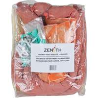 Trousse de lutte contre les d&eacute;versements pour camion, Mati&egrave;res dangereuses, Sac, Absorbance de 10 gal. US NTL Industrial