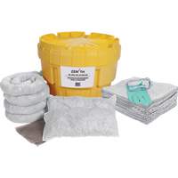 Premium Spill Kit, Oil Only, Overpack/Salvage Drum, 20 US gal. Absorbancy NTL Industrial