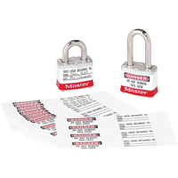 Zenex™ Thermoplastic Photo Padlock Identification Labels SEJ533 | NTL Industrial