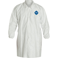 Lab Coat, Tyvek<sup>®</sup> 400, White, Large SEK279 | NTL Industrial